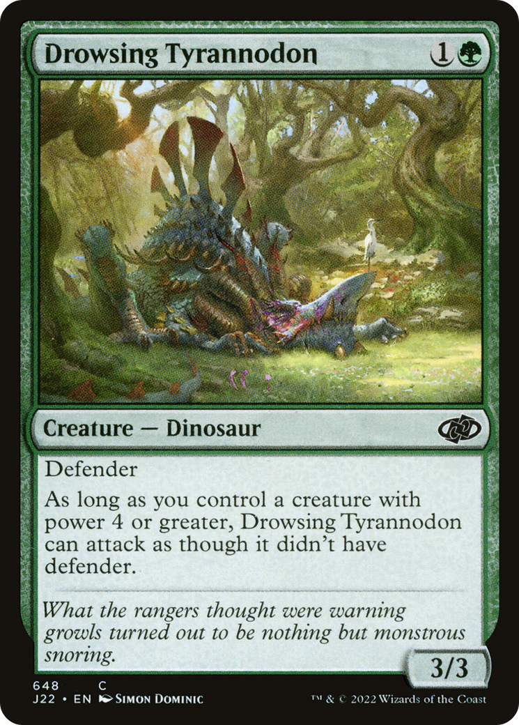 Drowsing Tyrannodon [Jumpstart 2022] | Total Play