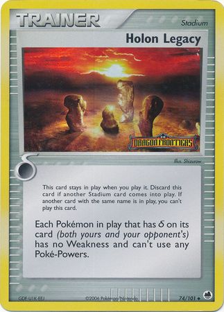 Holon Legacy (74/101) (Stamped) [EX: Dragon Frontiers] | Total Play