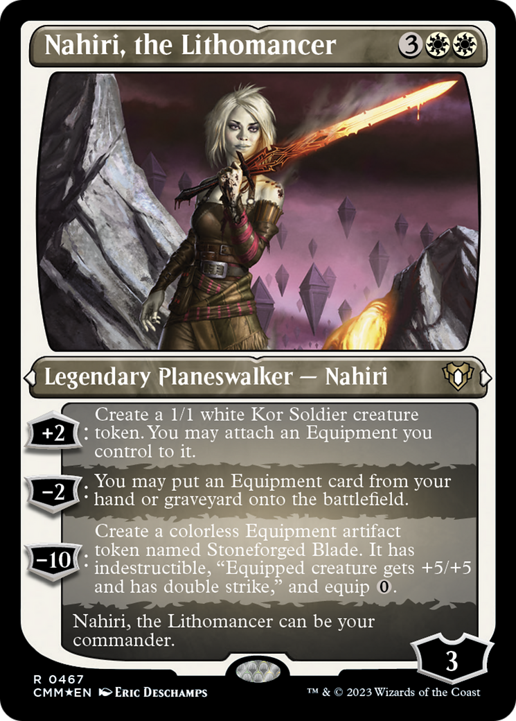 Nahiri, the Lithomancer (Foil Etched) [Commander Masters] | Total Play