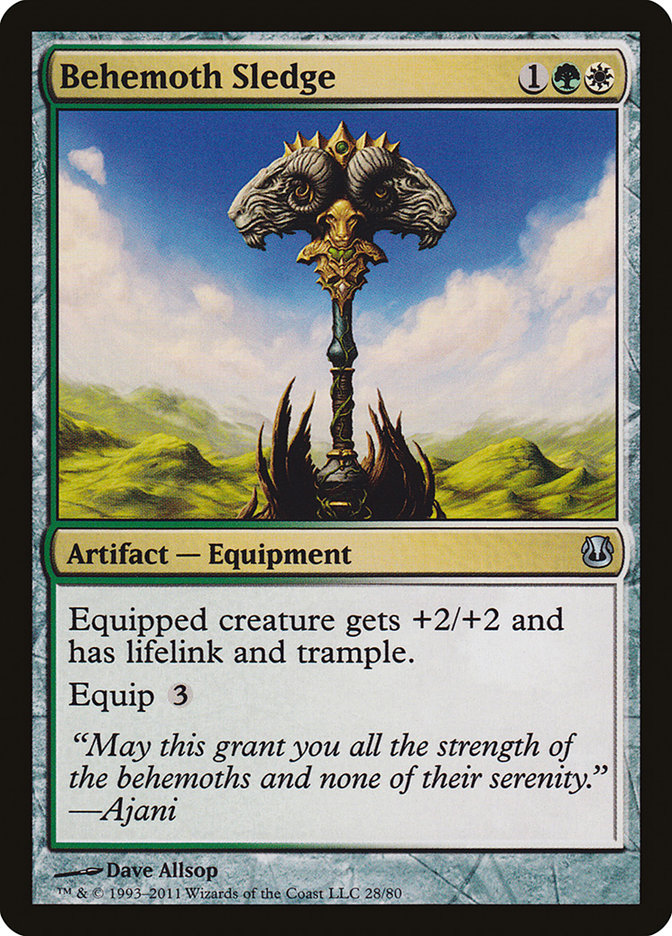 Behemoth Sledge [Duel Decks: Ajani vs. Nicol Bolas] | Total Play