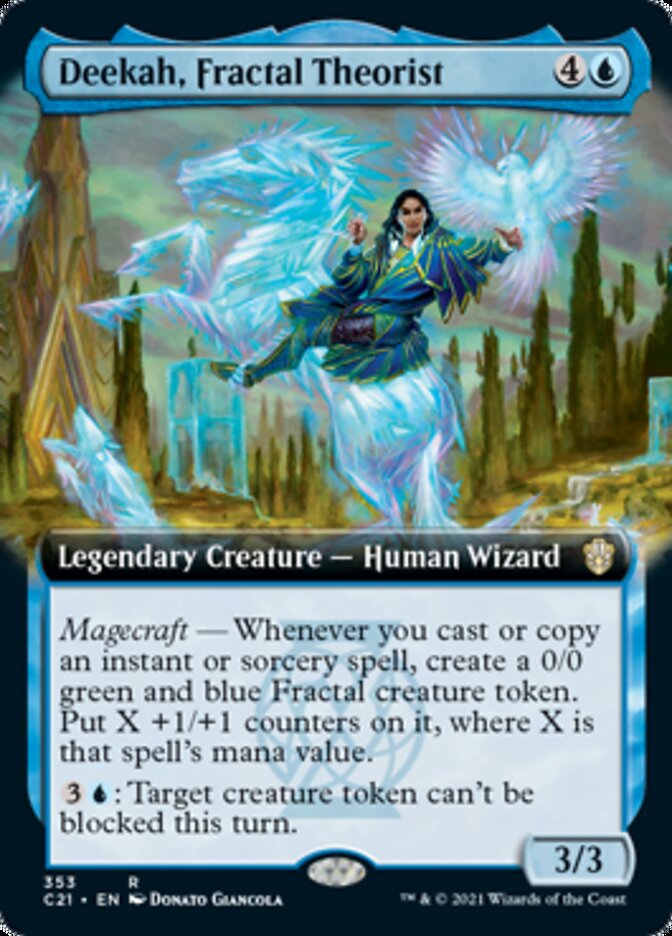 Deekah, Fractal Theorist (Extended Art) [Commander 2021] | Total Play