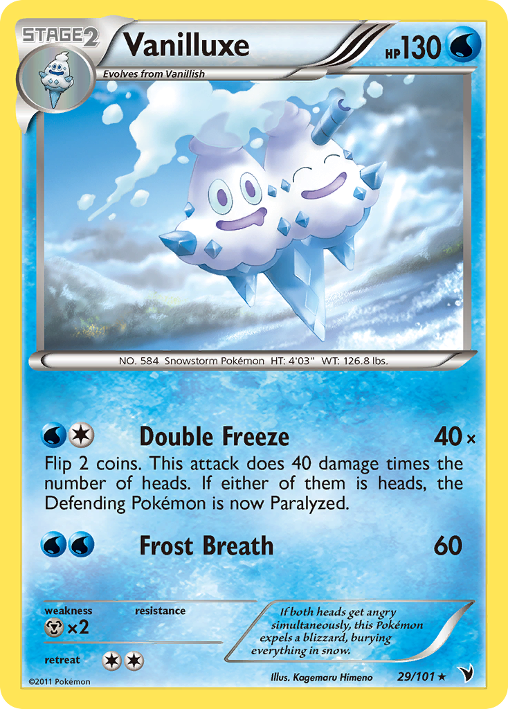 Vanilluxe (29/101) [Black & White: Noble Victories] | Total Play