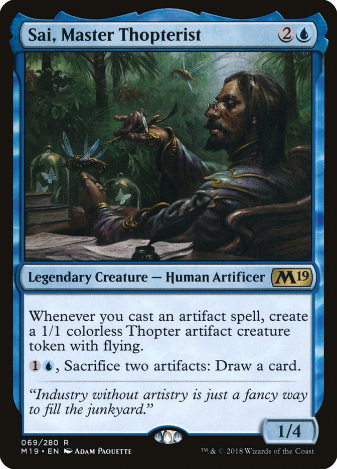 Sai, Master Thopterist [Core Set 2019] | Total Play