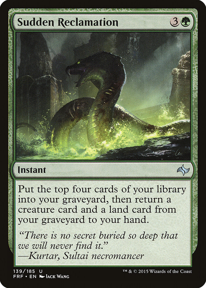 Sudden Reclamation [Fate Reforged] | Total Play