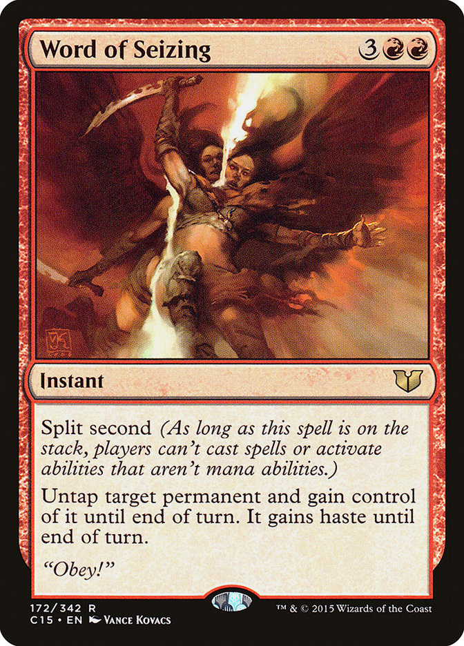 Word of Seizing [Commander 2015] | Total Play