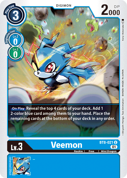 Veemon [BT8-021] [New Awakening] | Total Play