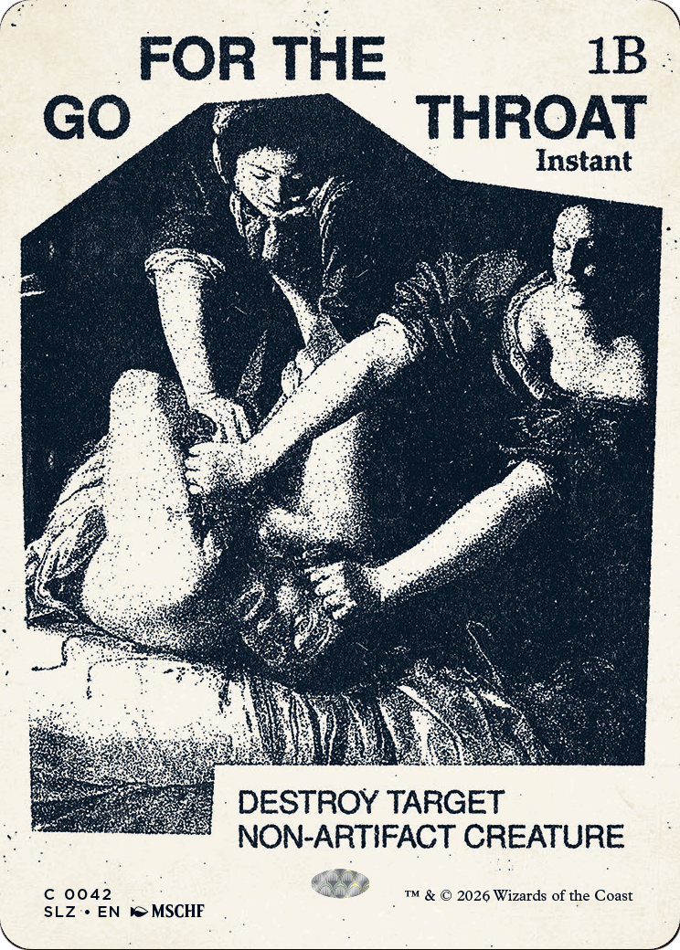 Go for the Throat (0042) [Secret Lair x MSCHF: The Zeta Set] | Total Play