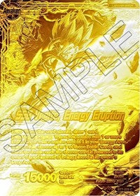 Son Goku & Vegeta // SSB Vegito, Energy Eruption (Championship Final 2019) (Gold Metal Foil) (BT7-025_PR) [Tournament Promotion Cards] | Total Play