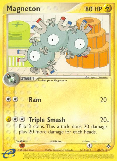 Magneton (35/97) [EX: Dragon] | Total Play