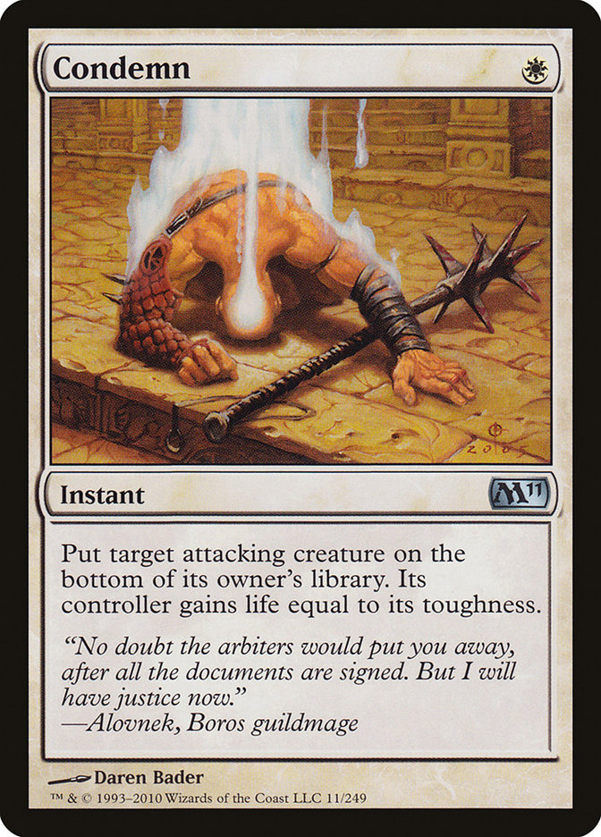 Condemn [Magic 2011] | Total Play