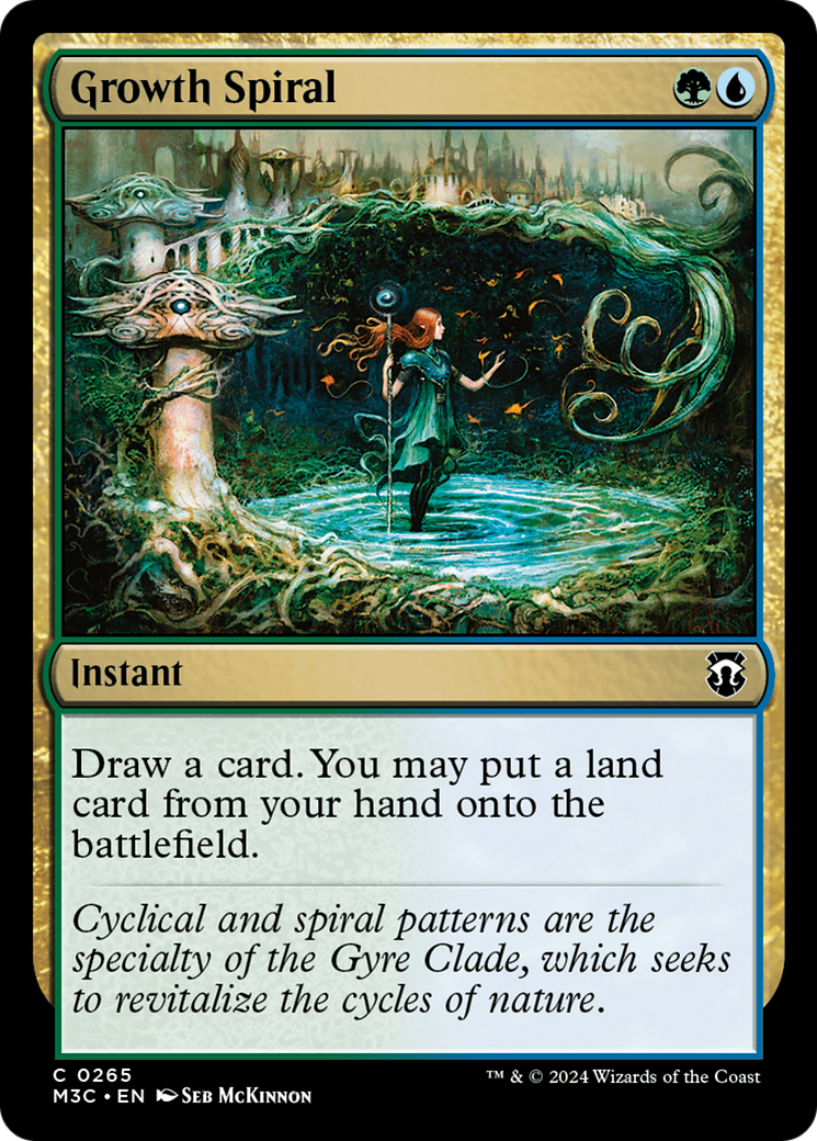 Growth Spiral (Ripple Foil) [Modern Horizons 3 Commander] | Total Play