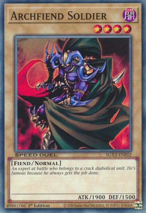 Archfiend Soldier [SGX3-ENE02] Common | Total Play
