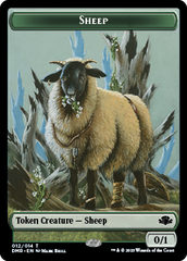 Goblin // Sheep Double-Sided Token [Dominaria Remastered Tokens] | Total Play