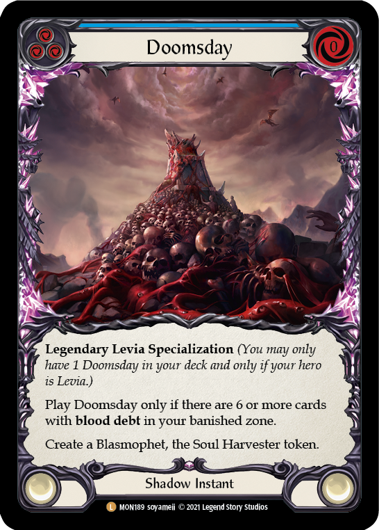 Doomsday [MON189-CF] (Monarch)  1st Edition Cold Foil | Total Play