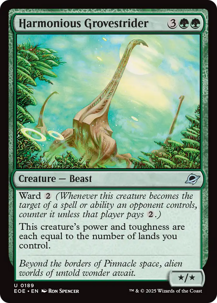Harmonious Grovestrider [Edge of Eternities] | Total Play