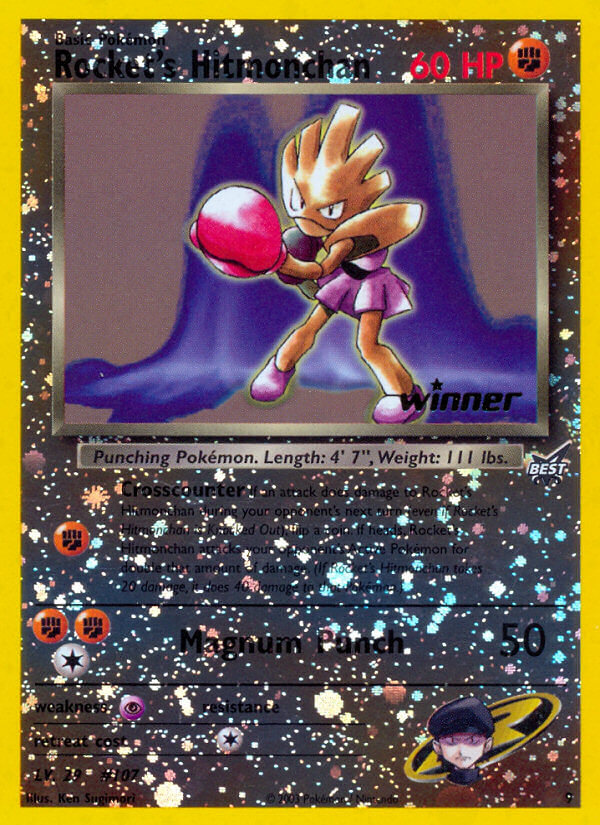 Rocket's Hitmonchan (9) [Best of Promos] | Total Play