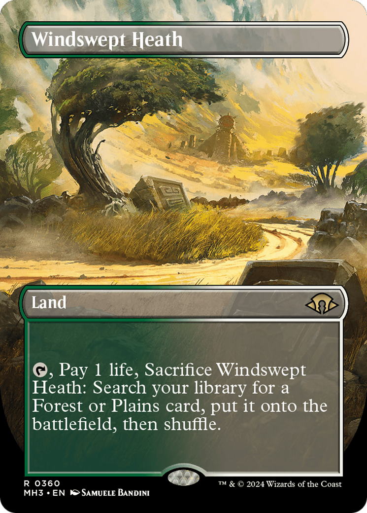 Windswept Heath (Borderless) [Modern Horizons 3] | Total Play