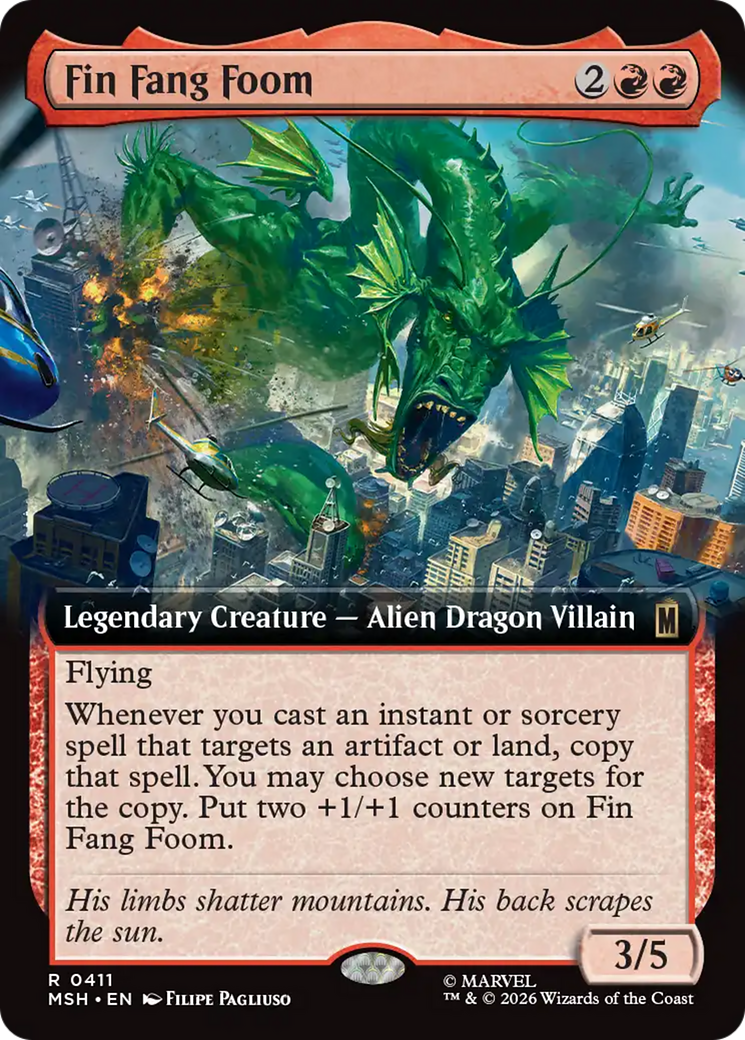 Fin Fang Foom (Extended Art) [Marvel Super Heroes] | Total Play