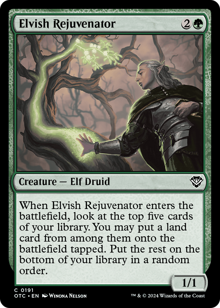 Elvish Rejuvenator [Outlaws of Thunder Junction Commander] | Total Play