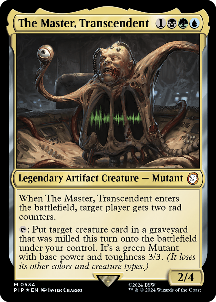 The Master, Transcendent (Surge Foil) [Fallout] | Total Play