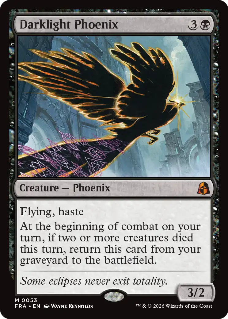 Darklight Phoenix [Reality Fracture] | Total Play
