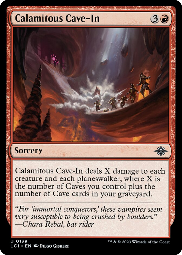 Calamitous Cave-In [The Lost Caverns of Ixalan] | Total Play