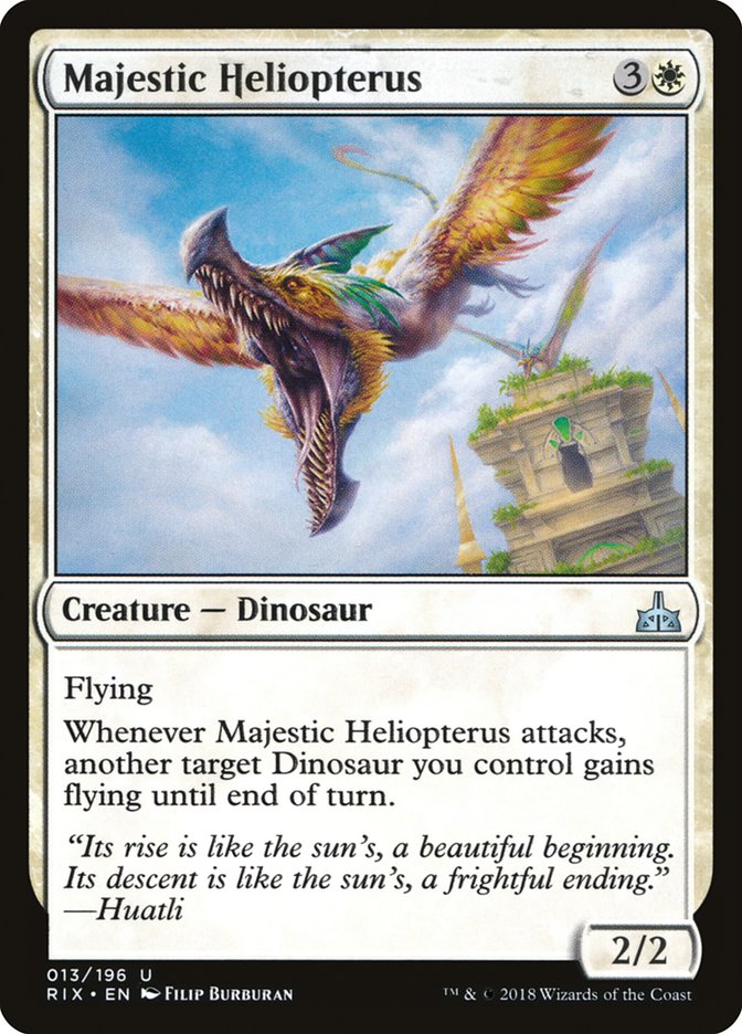 Majestic Heliopterus [Rivals of Ixalan] | Total Play