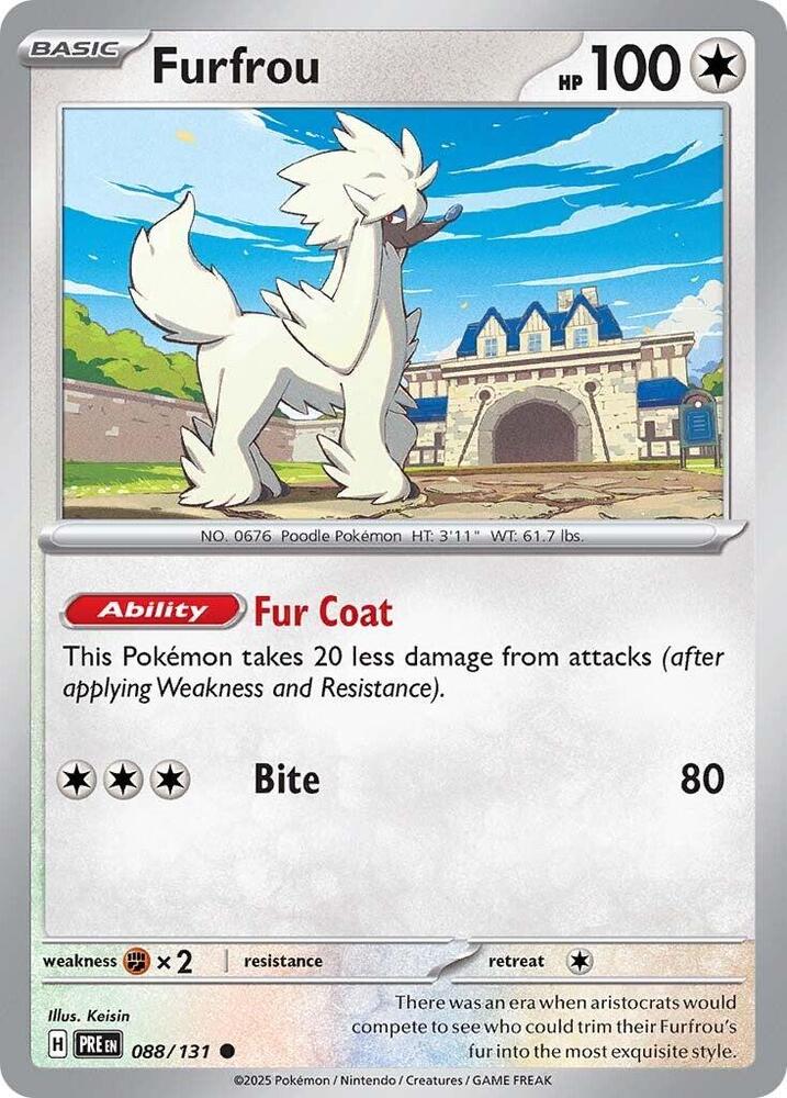 Furfrou (088/131) [Scarlet & Violet: Prismatic Evolutions] | Total Play