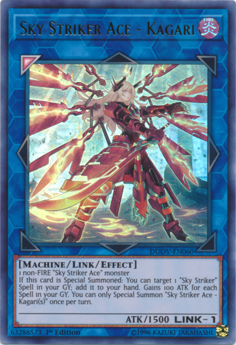 Sky Striker Ace - Kagari [DUOV-EN060] Ultra Rare | Total Play