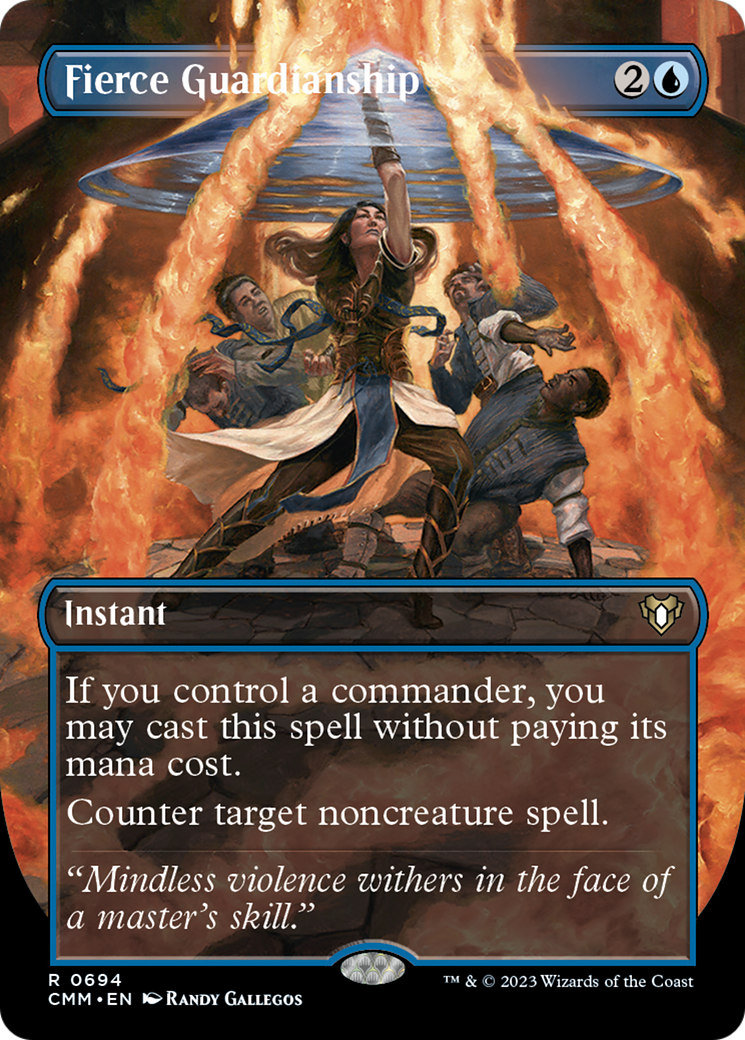 Fierce Guardianship (Borderless Alternate Art) [Commander Masters] | Total Play