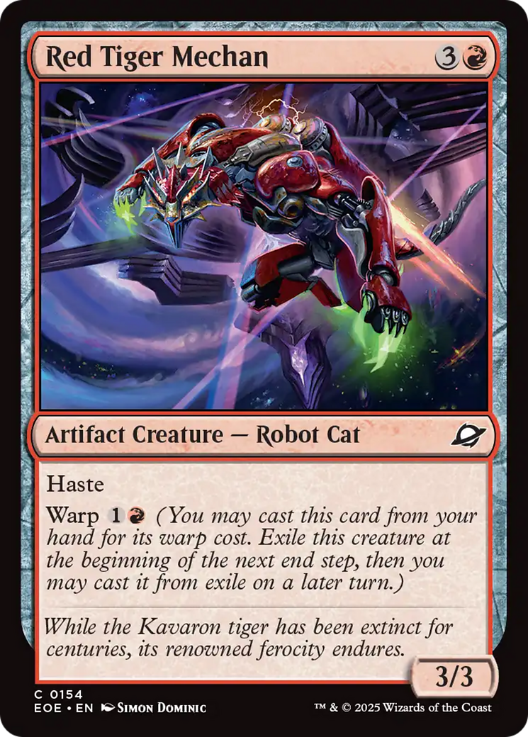 Red Tiger Mechan [Edge of Eternities] | Total Play