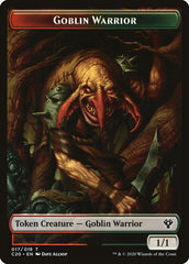 Drake // Goblin Warrior Double-Sided Token [Commander 2020 Tokens] | Total Play