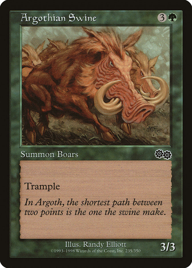Argothian Swine [Urza's Saga] | Total Play