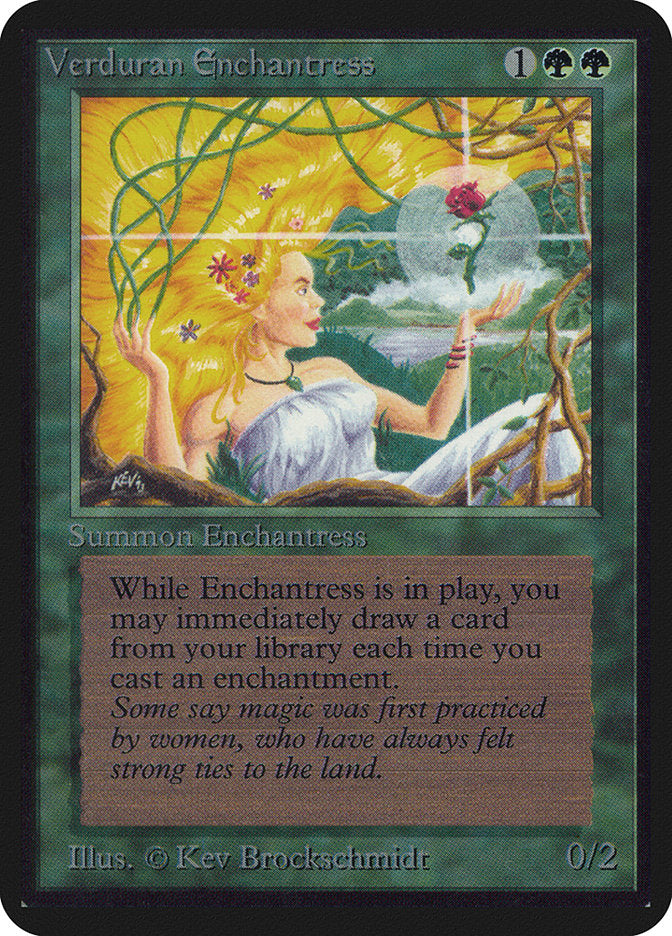 Verduran Enchantress [Alpha Edition] | Total Play