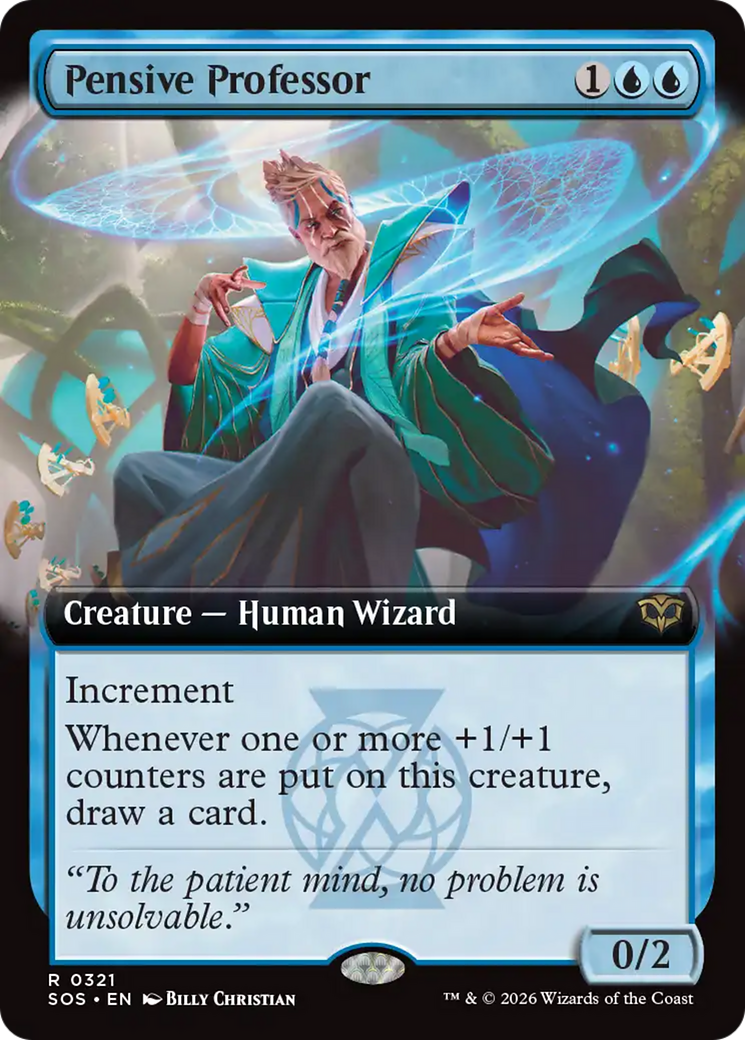 Pensive Professor (Extended Art) [Secrets of Strixhaven] | Total Play