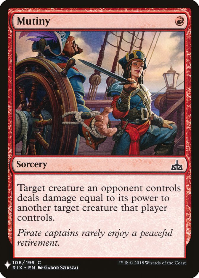 Mutiny [Mystery Booster] | Total Play