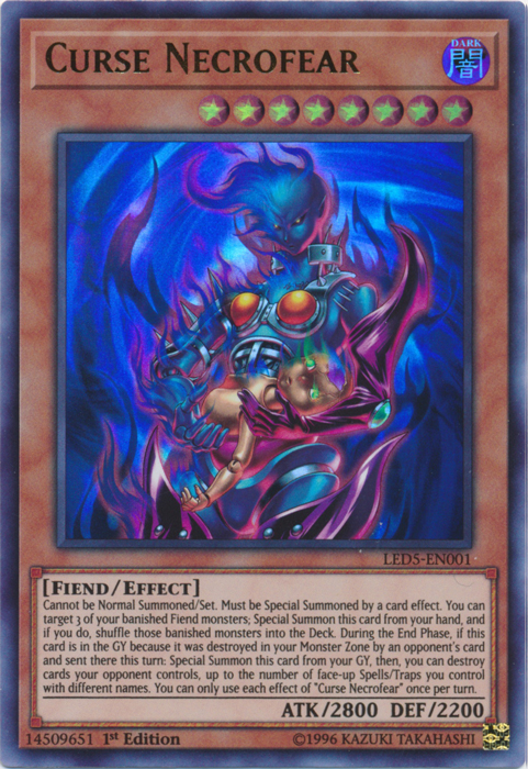 Curse Necrofear [LED5-EN001] Ultra Rare | Total Play