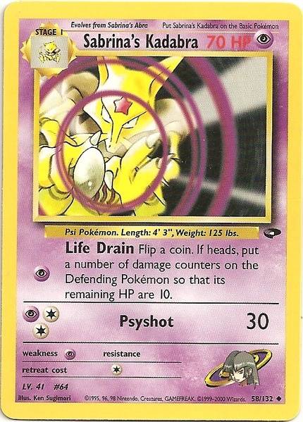 Sabrina's Kadabra (58/132) [Gym Challenge Unlimited] | Total Play