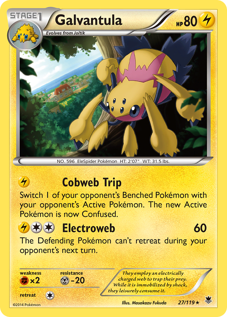 Galvantula (27/119) [XY: Phantom Forces] | Total Play