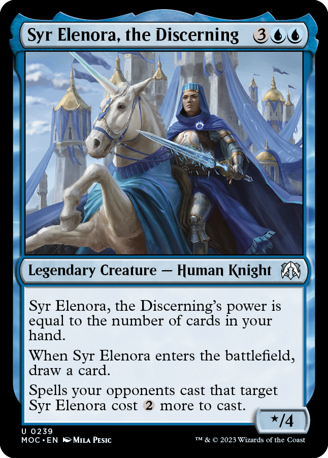 Syr Elenora, the Discerning [March of the Machine Commander] | Total Play