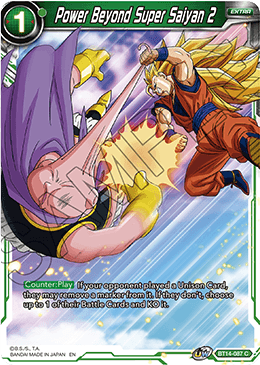 Power Beyond Super Saiyan 2 (BT14-087) [Cross Spirits] | Total Play