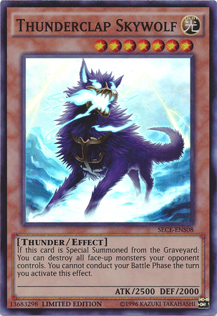 Thunderclap Skywolf [SECE-ENS08] Super Rare | Total Play