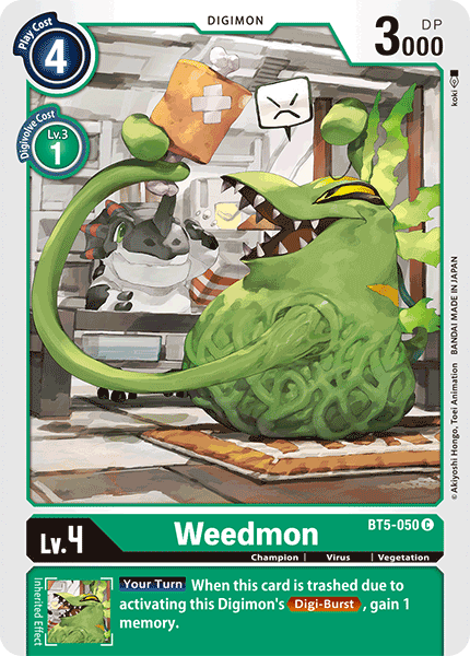 Weedmon [BT5-050] [Battle of Omni] | Total Play