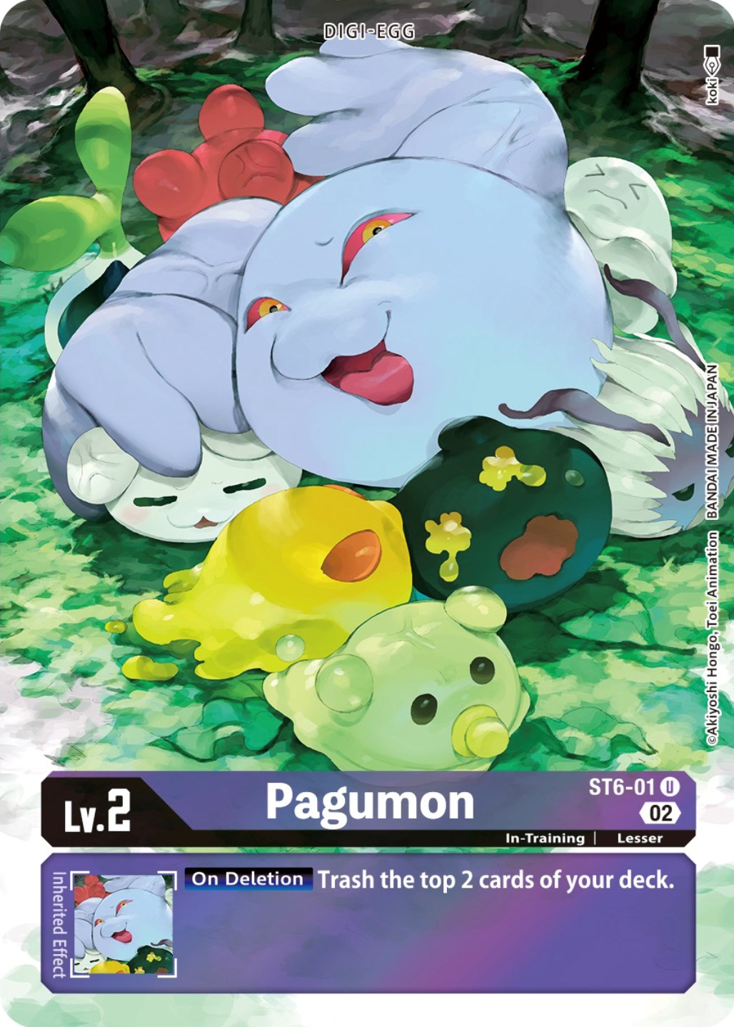 Pagumon [ST6-01] (Alternate Art) [Starter Deck: Beelzemon Advanced Deck Set] | Total Play