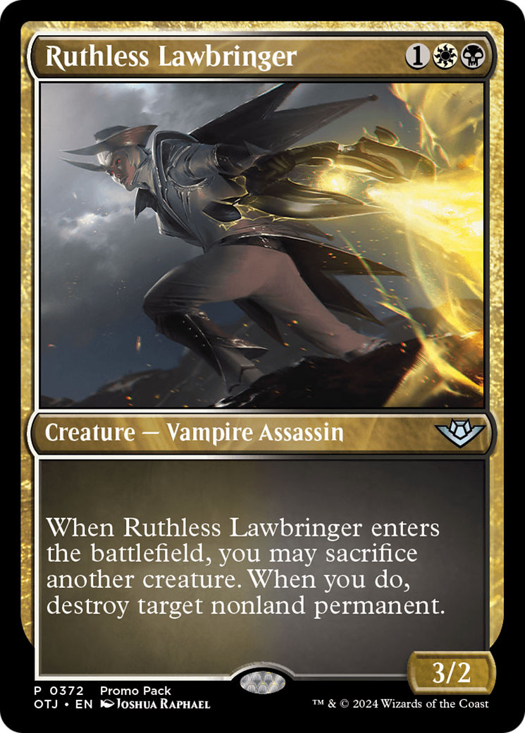 Ruthless Lawbringer (Promo Pack) [Outlaws of Thunder Junction Promos] | Total Play