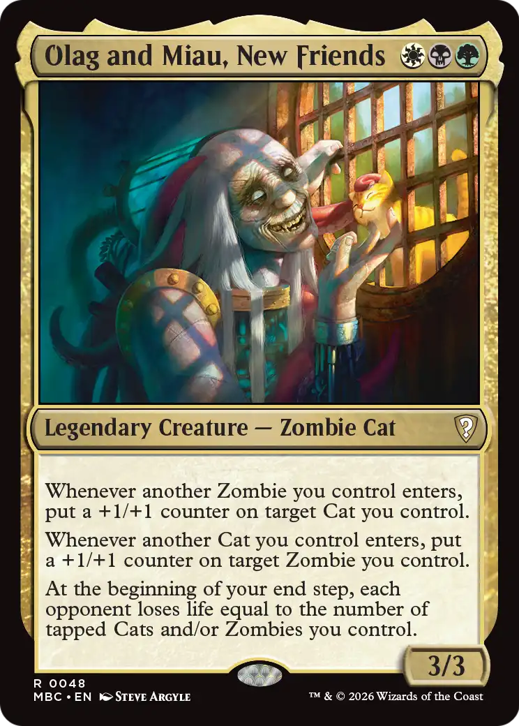 Olag and Miau, New Friends [Mystery Booster: Commander Edition] | Total Play