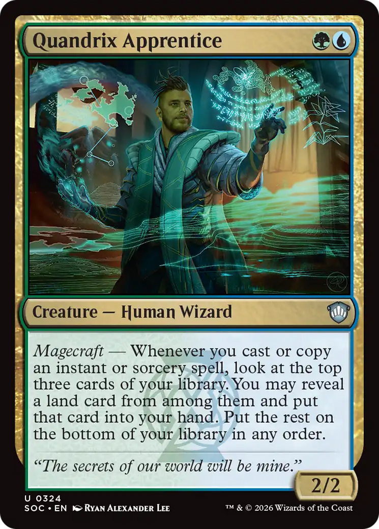 Quandrix Apprentice [Secrets of Strixhaven Commander] | Total Play