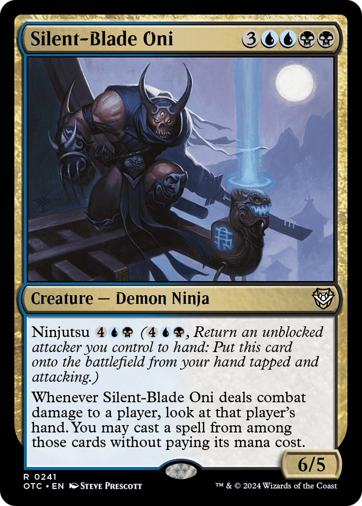 Silent-Blade Oni [Outlaws of Thunder Junction Commander] | Total Play