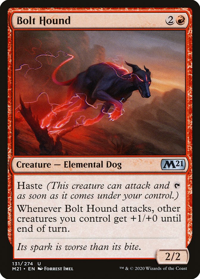 Bolt Hound [Core Set 2021] | Total Play