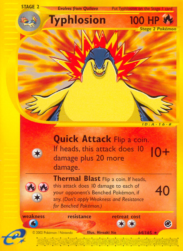 Typhlosion (64/165) [Expedition: Base Set] | Total Play